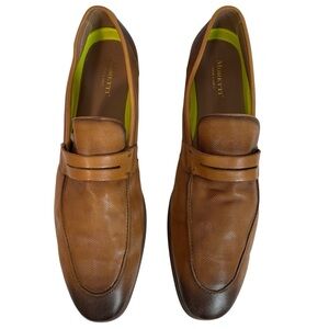 Men’s Moretti Gold Label Leather Loafers Like‎ New Size 12D